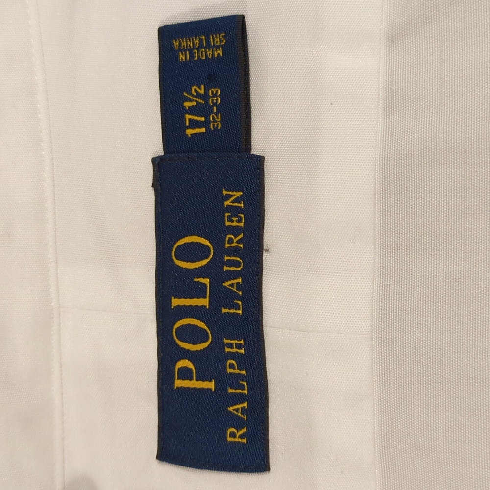 Men's 17.5 x 32/33 Polo by Ralph Lauren Dress Shirt NEW - Picture 2 of 7
